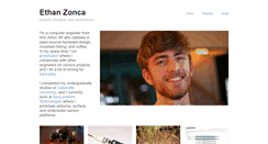 Desktop Screenshot of ethanzonca.com